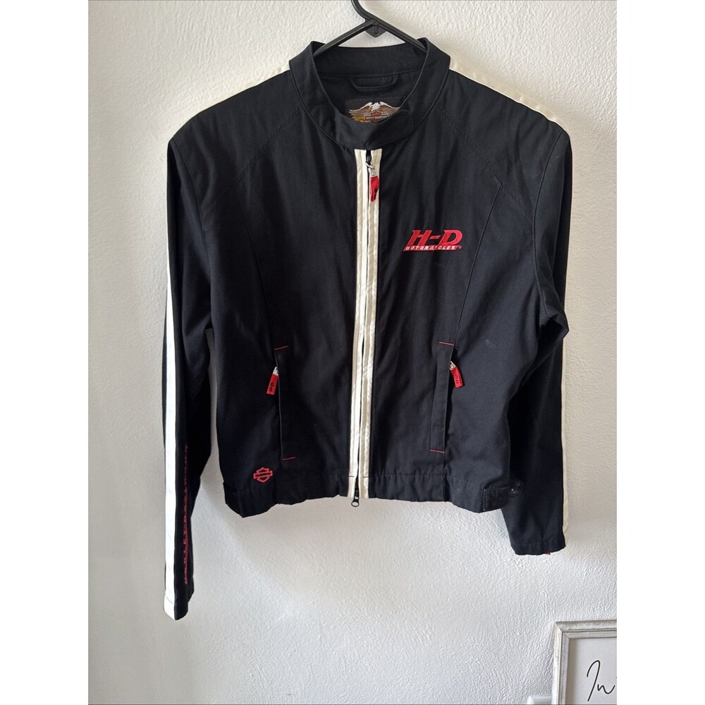 vintage Harley-Davidson women's textile motorcycle jacket 2003 Fall Collection